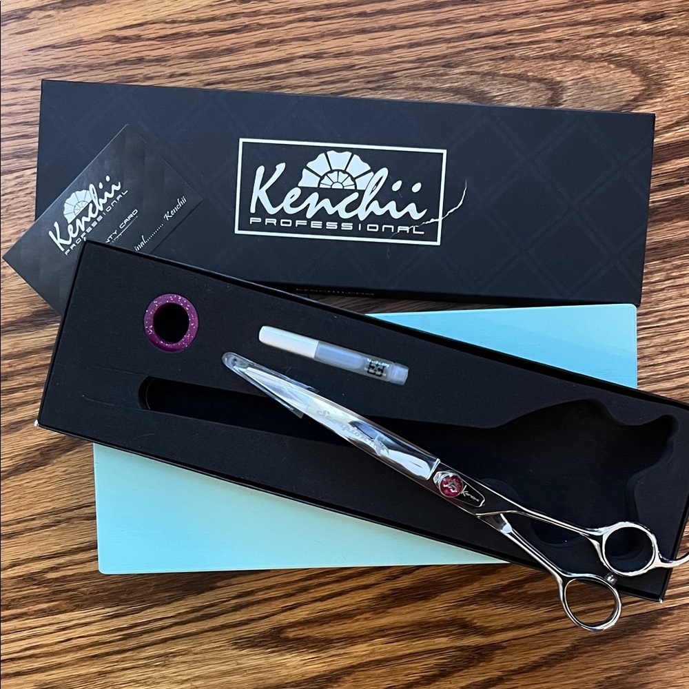 Kenchii Scorpion Curved Dog & Cat Shears, 8-in